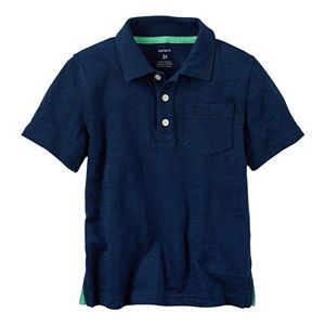 Baby Boy Carter's Slubbed Solid Polo