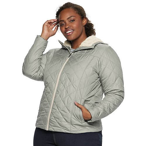 Plus Size Columbia Copper Crest Hooded Quilted Jacket