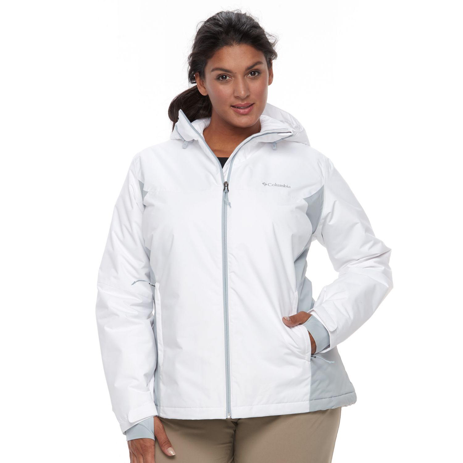 kohls plus size columbia coats