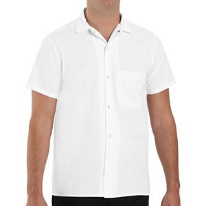 Men's Classic-Fit Button-Down Pocket Cook Shirt
