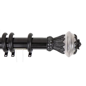 Rod Desyne Paradise Traverse Adjustable Curtain Rod & Rings