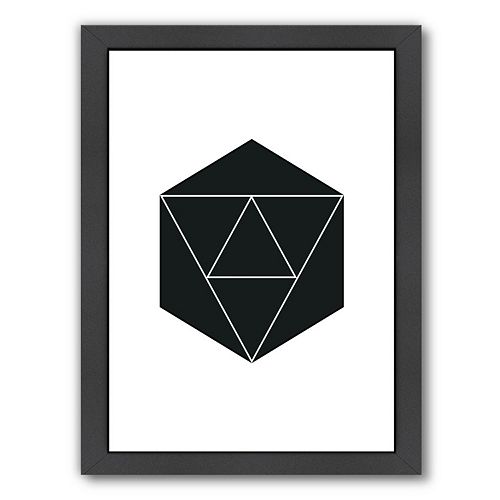 Americanflat Geometric Art 21 Framed Wall Art