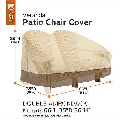 Veranda Double Adirondack Chair Cover