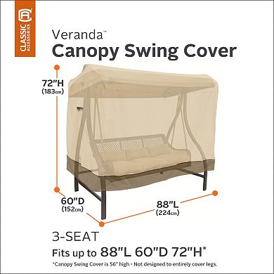 Veranda 3-Seat Canopy Swing Cover