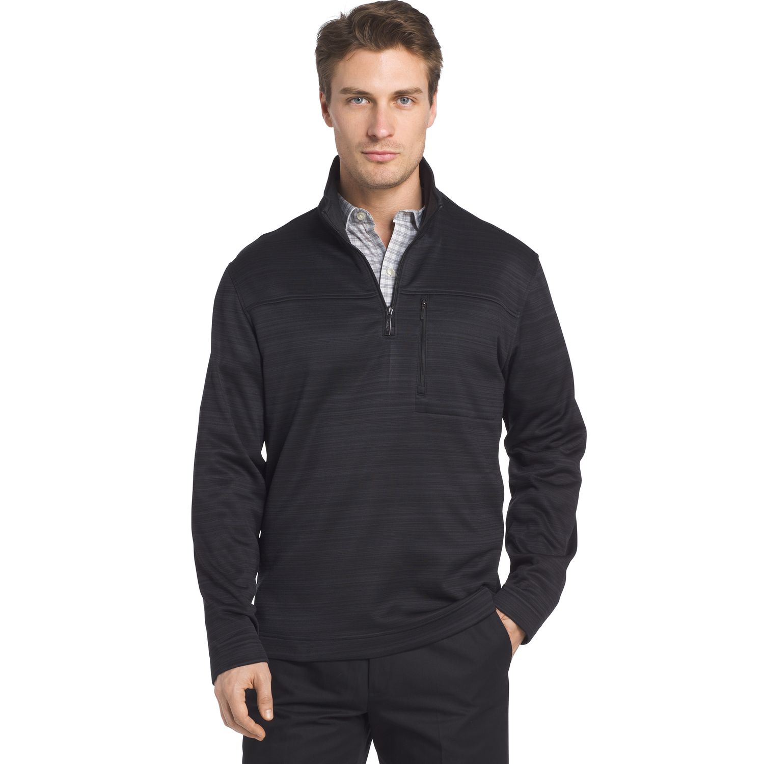 van heusen quarter zip sweater
