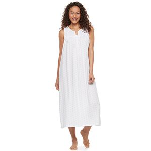 Women's Croft & Barrow® Pajamas: Smocked Nightgown
