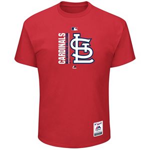 Big & Tall Majestic St. Louis Cardinals Authentic Collection Tee