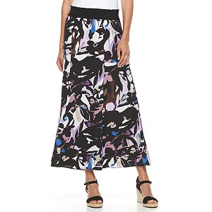 Petite Dana Buchman Crepe Maxi Skirt