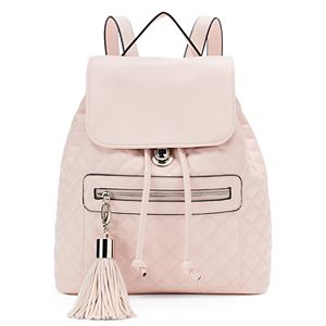 Candie's® Darcy Quilted Drawstring Backpack