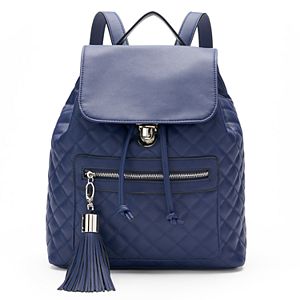 Candie's® Darcy Quilted Drawstring Backpack