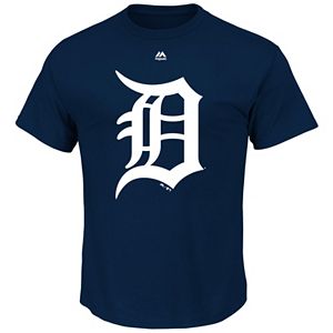 Big & Tall Majestic Detroit Tigers Large Logo Tee