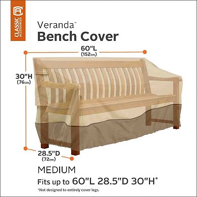 Veranda Medium Patio Bench Cover