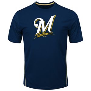 Big & Tall Majestic Milwaukee Brewers Skills Tee
