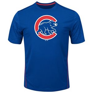 Big & Tall Majestic Chicago Cubs Skills Tee