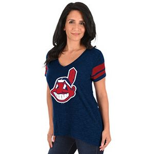 Plus Size Majestic Cleveland Indians Hyper Tee
