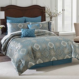 VCNY 7-piece Blue Tile Comforter Set