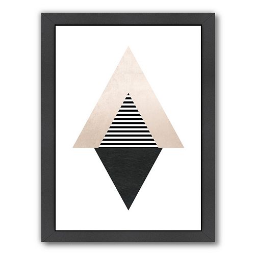Americanflat Geometric Art 56 Framed Wall Art