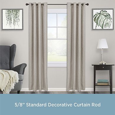 Kenney Woven Ball Adjustable Curtain Rod