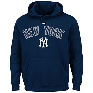 Big & Tall Majestic New York Yankees Wordmark Hoodie