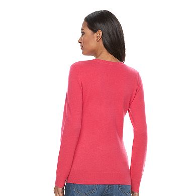 Women's Apt. 9® Cashmere Crewneck Sweater