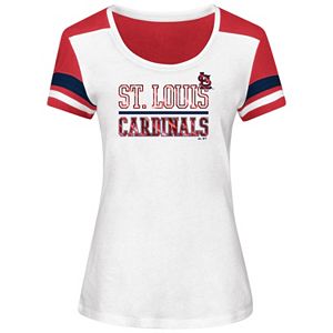 Plus Size Majestic St. Louis Cardinals Striated Tee