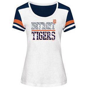 Plus Size Majestic Detroit Tigers Striated Tee