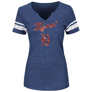 Women's Majestic Detroit Tigers Favorite Team Tee