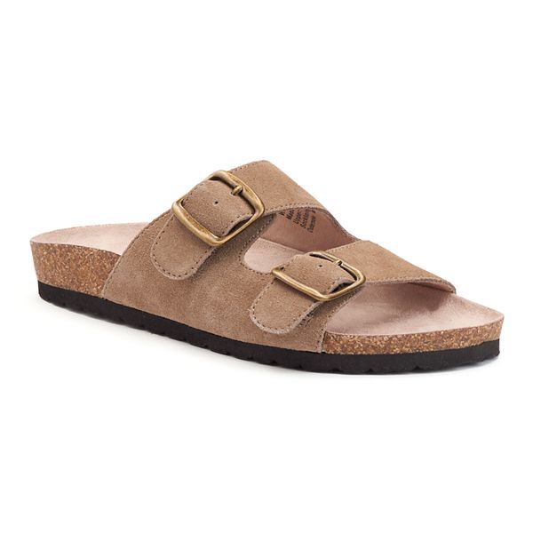 Sonoma Goods For Life® Women's Leather Slide Sandals