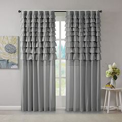 Grey Intelligent Design Curtains Drapes Window Treatments