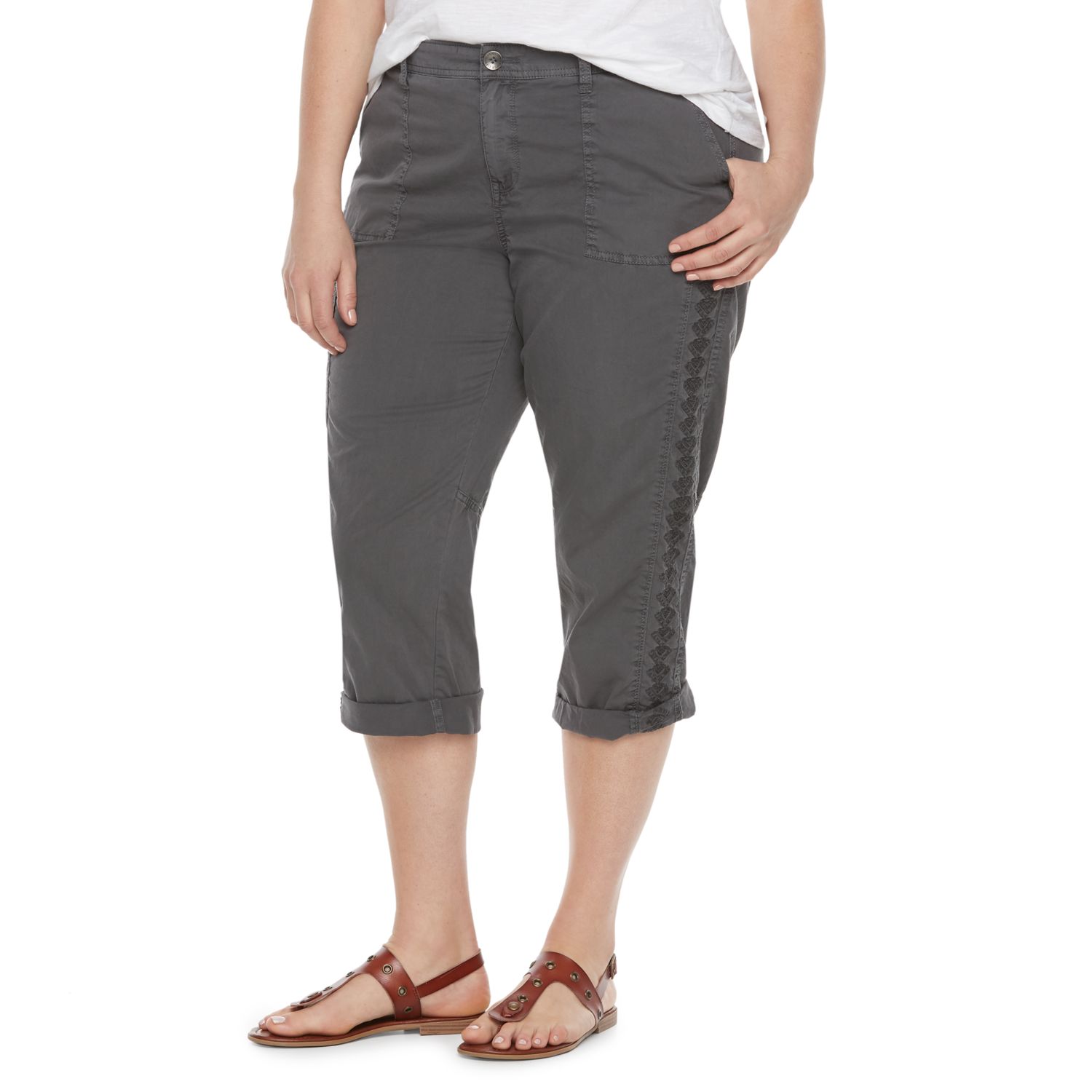 sonoma capris plus size