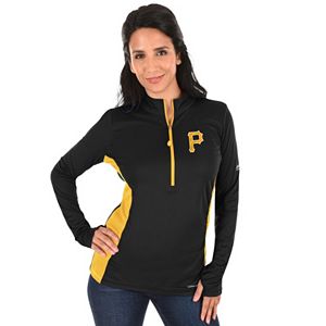 Plus Size Majestic Pittsburgh Pirates 1/2-Zip Pullover