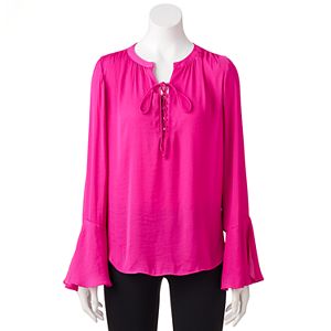 Women's Jennifer Lopez Bell Sleeve Top