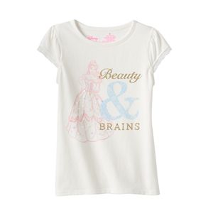 Disney's Beauty and the Beast Toddler Girl Lace Sleeves Graphic Tee by Jumping Beans®