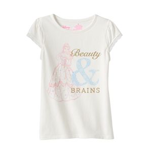 Disney's Beauty and the Beast Toddler Girl Lace Sleeves Graphic Tee by Jumping Beans®