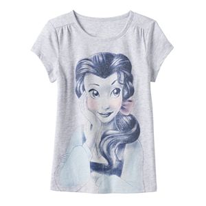 Disney's Beauty and the Beast Toddler Girl Glitter Graphic Tee by Jumping Beans®