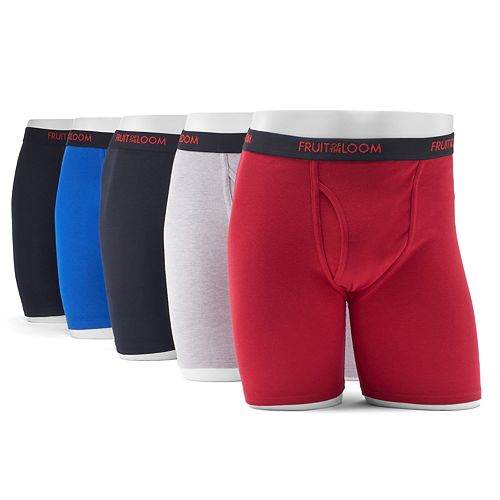 Men's Fruit of the Loom Signature 5pack DriStretch Boxer Briefs