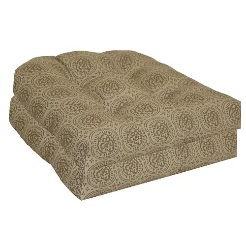 SONOMA Goods for Life™ 2piece Indoor Outdoor Reversible ''U'' Chair Cushion Set
