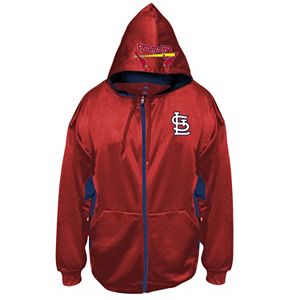 Big & Tall Majestic St. Louis Cardinals Fleece Full-Zip Hoodie