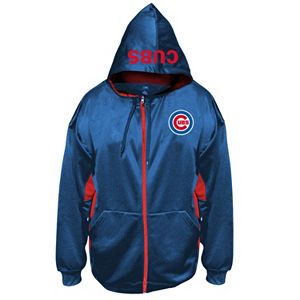 Big & Tall Majestic Chicago Cubs Fleece Full-Zip Hoodie