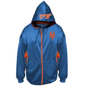 Big & Tall Majestic New York Mets Fleece Full-Zip Hoodie