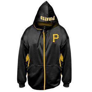 Big & Tall Majestic Pittsburgh Pirates Fleece Full-Zip Hoodie