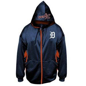 Big & Tall Majestic Detroit Tigers Fleece Full-Zip Hoodie