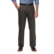 Men's Haggar® Premium No-Iron Khaki Stretch Classic-Fit Pleated