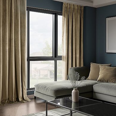 EFF Signature Velvet Blackout Window Curtain Panel
