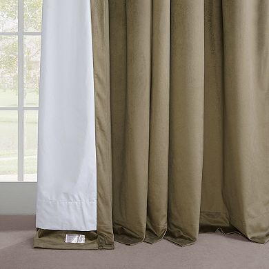 EFF Signature Velvet Blackout Window Curtain Panel