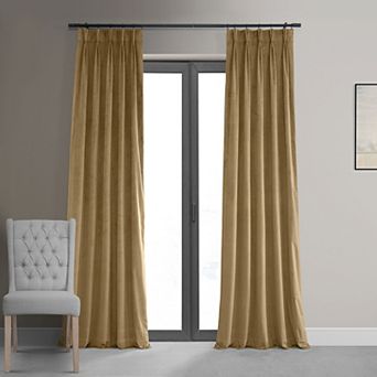 EFF Signature Velvet Blackout Window Curtain Panel