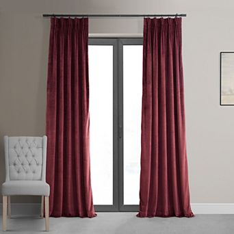 EFF Signature Velvet Blackout Window Curtain Panel