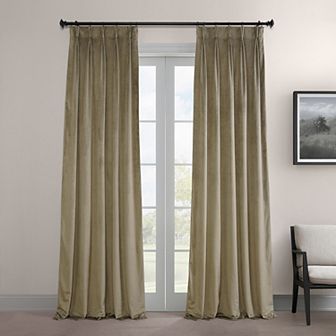 EFF Signature Velvet Blackout Window Curtain Panel
