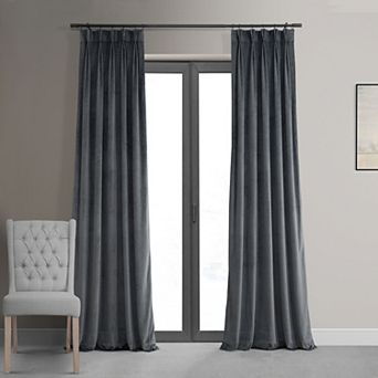 EFF Signature Velvet Blackout Window Curtain Panel