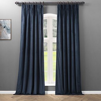 EFF Signature Velvet Blackout Window Curtain Panel